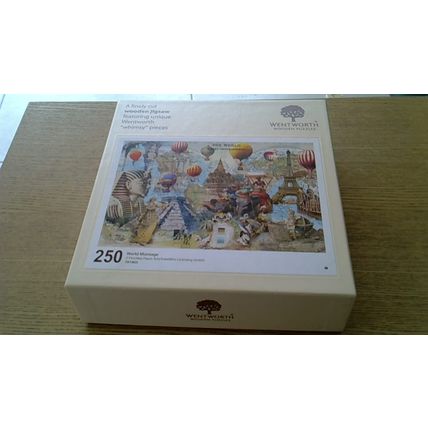 WORLD MONTAGE Wooden Jigsaw (250 Piece) WENTWORTH Wooden Puzzles