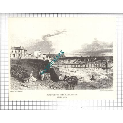 Walton-on-the-Naze Essex W Bartlett - 1973 Print