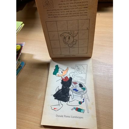 RARE* 1978 WALT DISNEY "PLAY PAD" PUZZLES ART DOT-TO-DOT VINTAGE BOOK (P3)