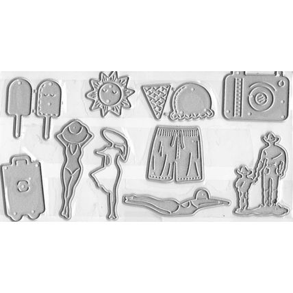 Bundle Of 10 Holiday Mini Dies. Die Cutting Cardmaking Scrapbooking Crafts