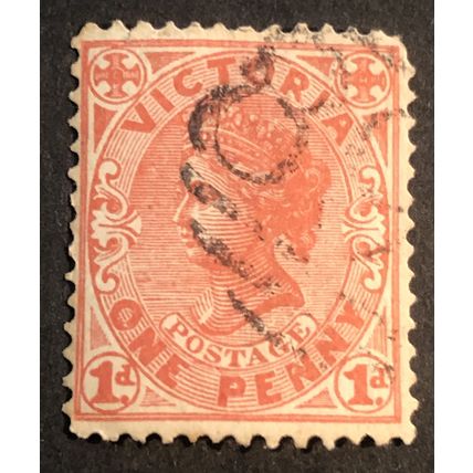 AUSTRALIAN STATES..-victoria SG 385c USED 1d #5