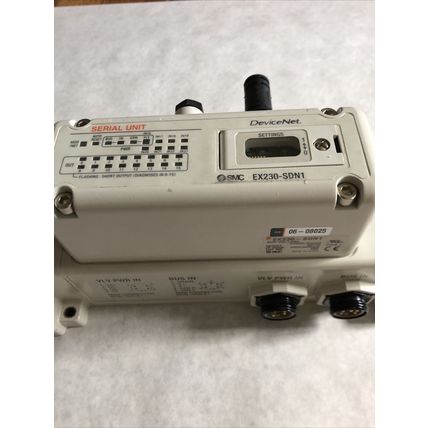 NEW SMC US2984-20,EX230-SDN1,EX230-CB2,VVQ2000 DEVICENET MANIFOLD VALVE,Se