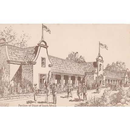 EC502 1924 B. EMPIRE EXHIBITION-PAVILION OF UNION OF SOUTH AFRICA. BY E. COFFIN