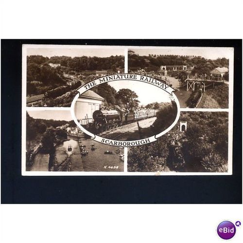 Yorkshire SCARBOROUGH Miniature Railway Postcard by Valentine