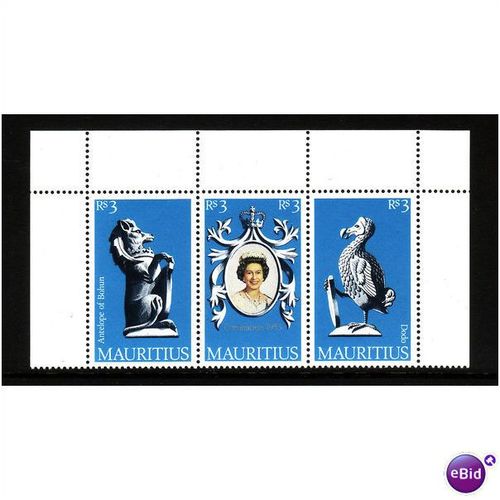 MAURITIUS 1978 CORONATION SG 549/551 SET 3 VALS U/M MINT