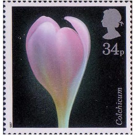 Great Britain 1987 Flowers Lammer 34p Unmounted Mint NHM SG 1350 Sc 1171 stamp