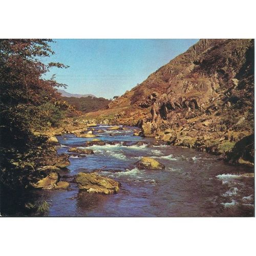 Afan Glaslyn at Beddgelert, Wales - Judges Ltd. 6" x 4" card PCV/87248 - c1970's