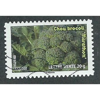 FRA 2012 ( LETTER 20g) 'GREEN VEGETABLES ' FINE USED (EBID41-167)