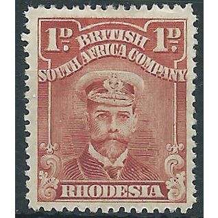 Rhodesia 1913 SG192 1d Brown-Red Mounted Mint.. .