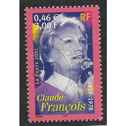 FRA 2001 3F 'SINGERS- CLAUDE FRANCOIS' FINE USED (EBID60-968)