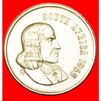 ENGLISH LEGEND: SOUTH AFRICA ★ 5 CENTS 1965! MINT LUSTER! LOW START★NO RESERVE