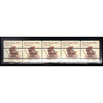1902a 7.4c Baby Buggy Very Fine MNH Dry Gum PNC 2/5 X1449