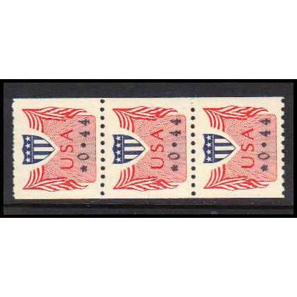 CVP31 44c Shield Very Fine MNH Dry Gum Strip of 3 PA5231