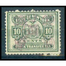 Used Revenue 10c N.Y. Stock Transfer Barely Clears WA2846