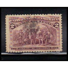 Used 231 2c Landing of Columbus Almost Very Fine K1249