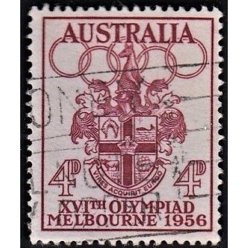 AUSTRALIA, 1956 4d Olympic Games, SG 290 (Scott #288), used