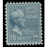 Used 820 15c James Buchanan Fine M08033