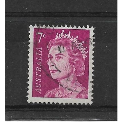 Australia.SG388a 7c Queen Elizabeth II (Purple).Fine Used.Jan22f
