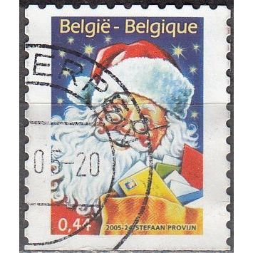 Belgique 2005 Michel 3515BDU O Cote (2008) 1.10 € Le père Noël Cachet rond