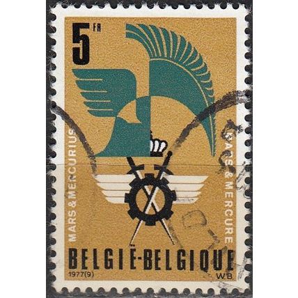 Belgique 1977 Michel 1907 O Cote (2008) 0.25 € Cercle Royal Mars et Mercure