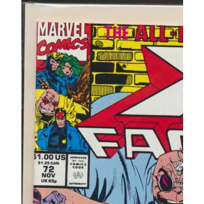 X-Factor #72, VF+, November 1981 Marvel Comic Book