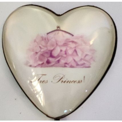 3 Glass Pink Fashion Heart Wall Hooks Chic/Glamour/Diva/Princess Home Decor