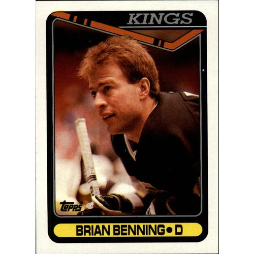 1990/91 Topps Hockey Brian Benning