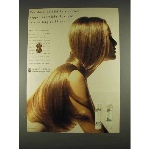 1996 Pantene Pro-V Shampoo and Conditioner Ad