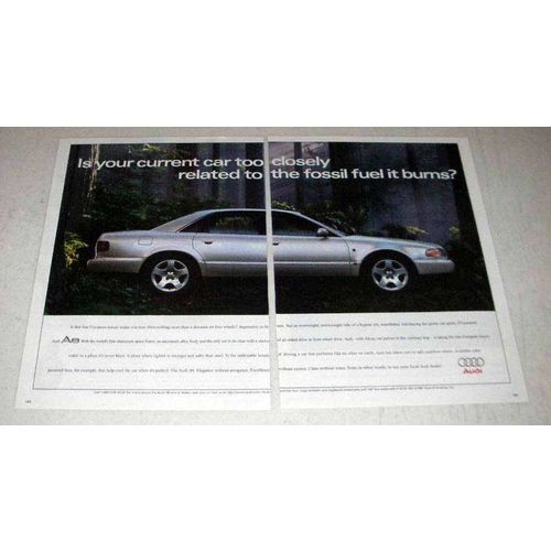 1997 Audi A8 Car Ad, Too Closely Related to Fossil Fuel