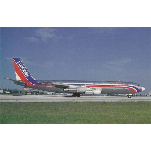 Lan Chile Cargo Boeing B707 331C Aircraft Postcard (A21188)