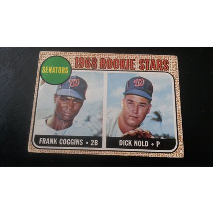 1968 Topps Card # 096 1968 Washington Senators' Rookie Stars Good (2)