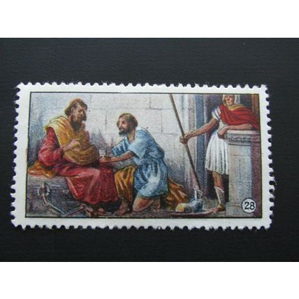 Gospel - Sunday School Religious Stamps - Faith Press Ect Variants (e36)