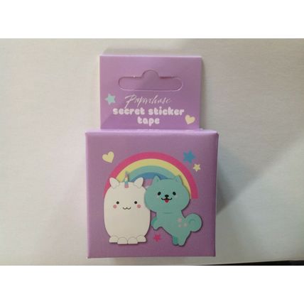 20 Packs Of Mini Blue Sticker Roll Cute Characters Secret Tape RRP £50
