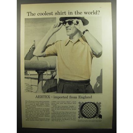 1951 Aertex Shirts Ad - The coolest shirt in the world?