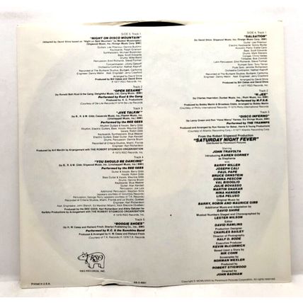Bee Gees Saturday Night Fever (Original Motion Picture Soundtrack) 2X LP Vinyl