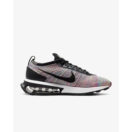 New Womens 11.5 Nike Air Max Flyknit Racer Ghost Green Pink Shoes DM9073-300