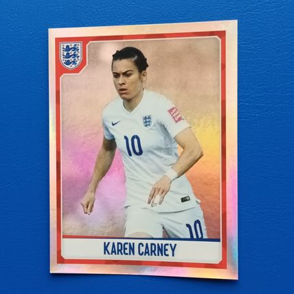 Panini ENGLAND 2016 Sticker Karen Carney #282- Foil
