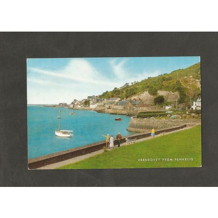 Postcard Aberdovey Gwynedd Aberdovey from Penhelig 1960s