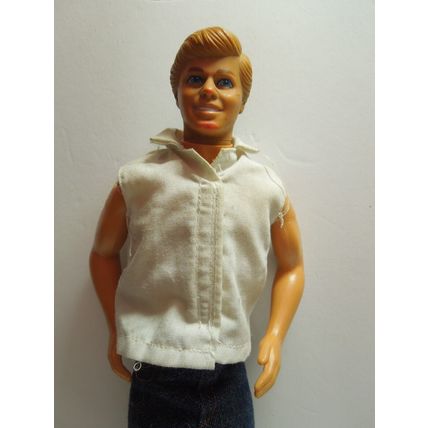 Mattel Barbie Ken Doll 1968 Body Twist N Turn Brown Hair Blue Eyes MALAYSIA