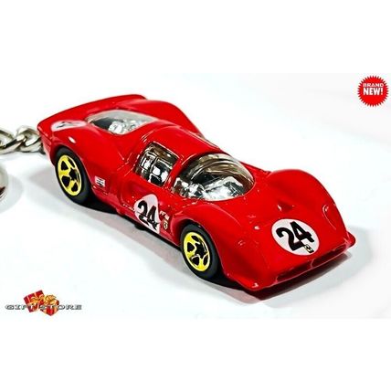KEYCHAIN RED FERRARI 330 P4 BERLINETTA PININFARINA CUSTOM Ltd GREAT GIFT