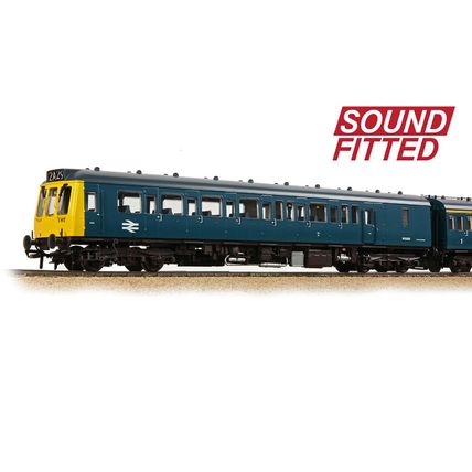 Bachmann 35-504SF Class 117 3-Car DMU BR Blue DCC Sound Fitted - NEW