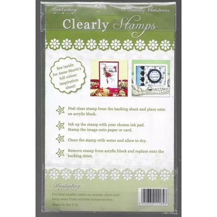 Hunkydory. A Family Christmas - 14.5x20.5cm Stamp Set. Stamping Cardmaking Craft