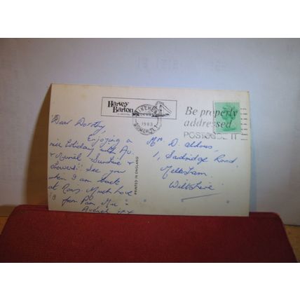 multiview, THE DOONE COUNTRY, DEVON used postcard by Harvey Barton 1983 pm =