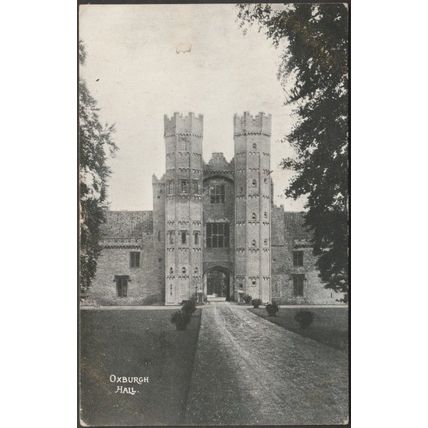 Oxburgh Hall, Oxborough, Norfolk, 1907 - Postcard