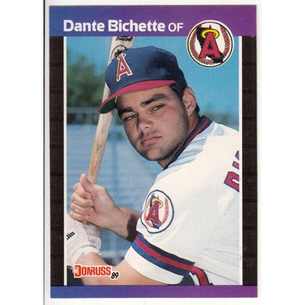 1989 Donruss Dante Bichette rookie baseball card #634 – *denotes*