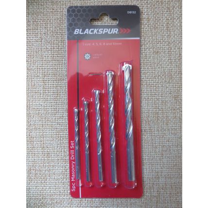 Masonary Drill Set 4 5 6 8 10Mm carbon steel Drill bits