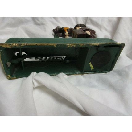 Vintage Vintage Bits and Pieces - Jumping Monkey Cast Iron Bank - Collectible