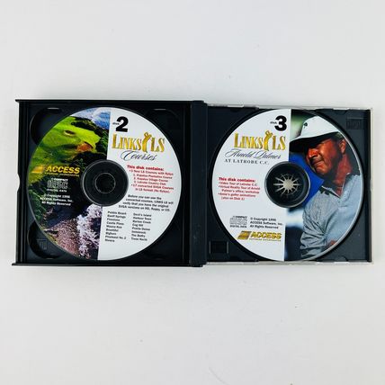 Arnold Palmer Links LS Golf at Latrobe C.C. Kapalua PC 4-Disc CD Rom Software
