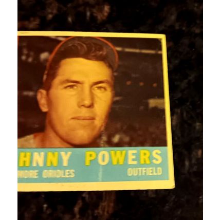 1960 Topps 422 Johnny Powers Baltimore Orioles Outfield 5.0 EX No Crease