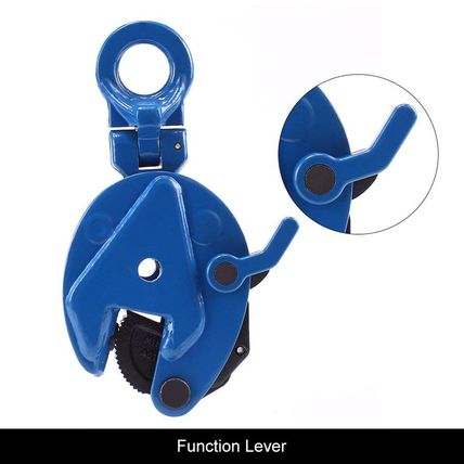 Vertical Plate Clamp, 4400Lbs Steel Plate Lifting Clamp,2T，Jaw Opening up to 0.6
